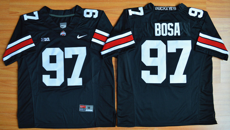 Ohio State Buckeyes 97 Joey Bosa Black College Jersey