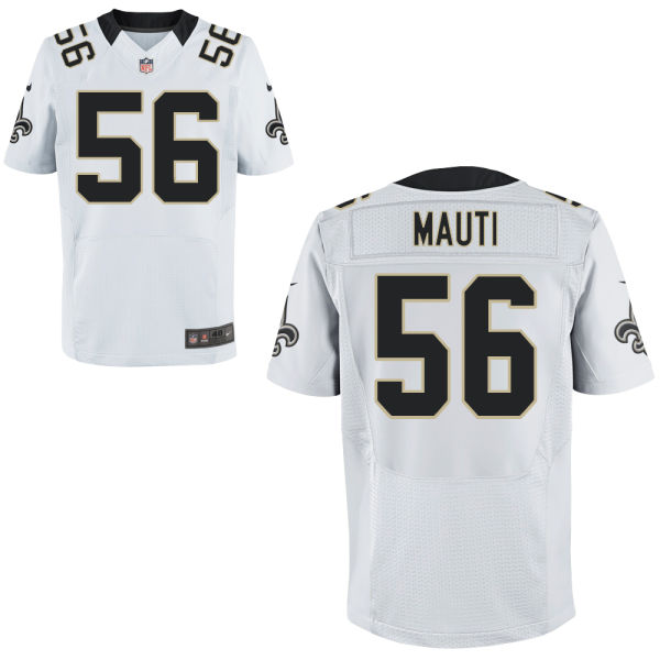 Nike Saints 56 Michael Mauti White Elite Jersey