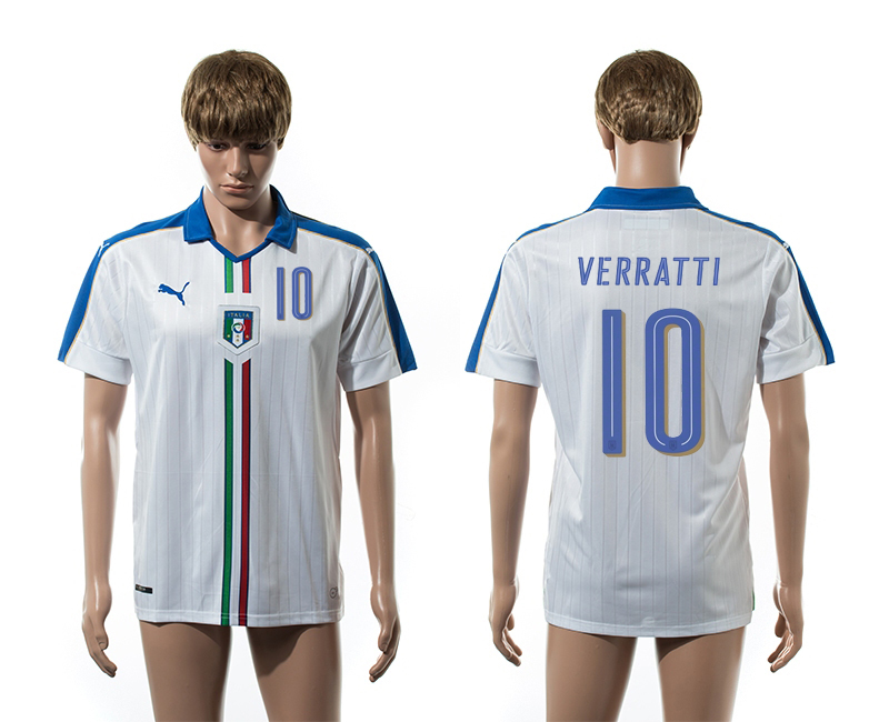 2015-16 Italy 10 VERRATTI Away Thailand Jersey