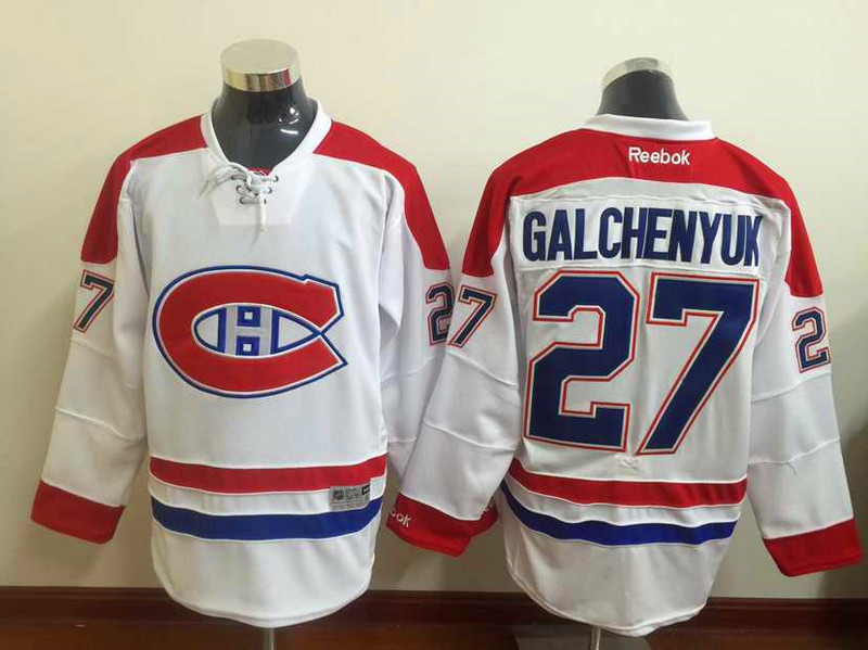 Canadiens 27 Alex Galchenyuk White Reebok Jersey
