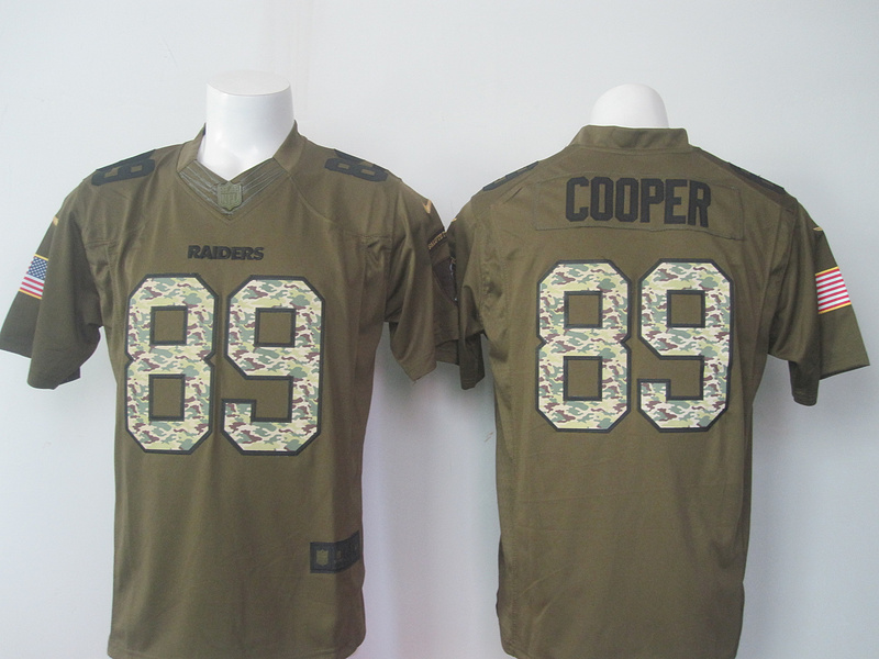 Nike Raiders 89 Amari Cooper Green Salute To Service Limited Jersey
