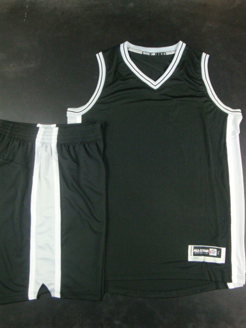 Spurs Blank Black Swingman Jersey(With Shorts)
