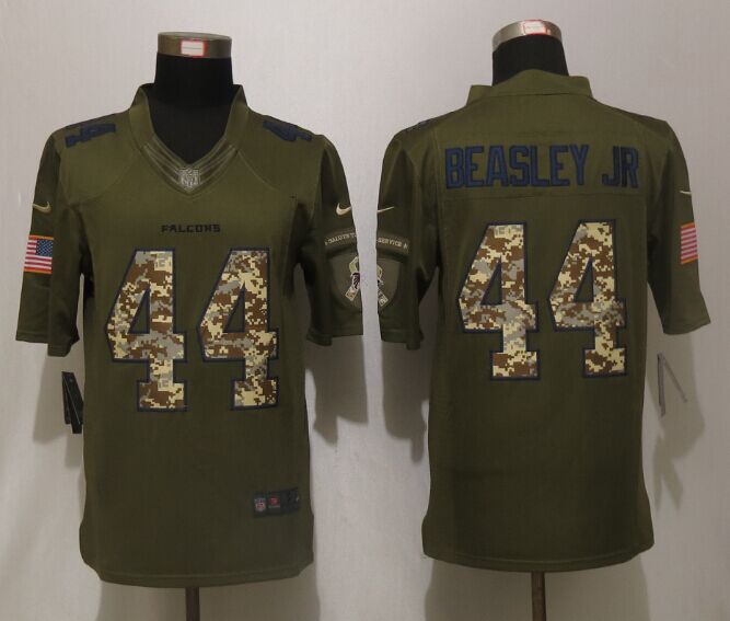 Nike Falcons 44 Vic Beasley Jr Green Salute To Service Limited Jersey