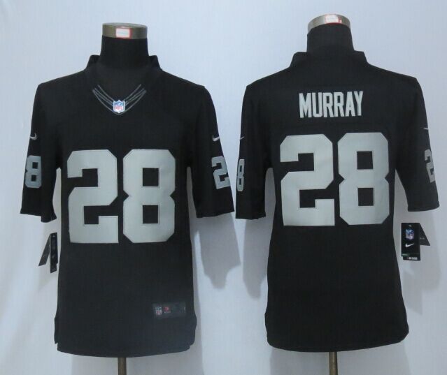Nike Raiders 28 Latavius Murray Black Limited Jersey