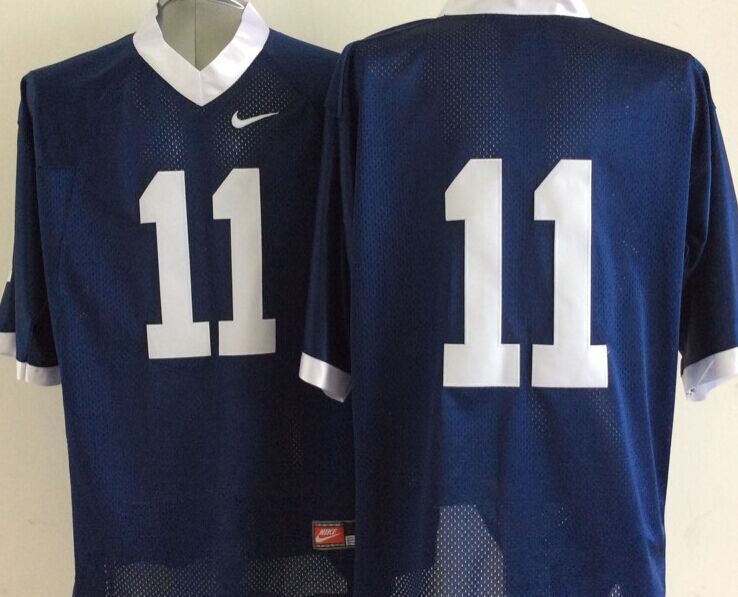 Penn State Nittany Lions #11 Blue College Jersey - Click Image to Close
