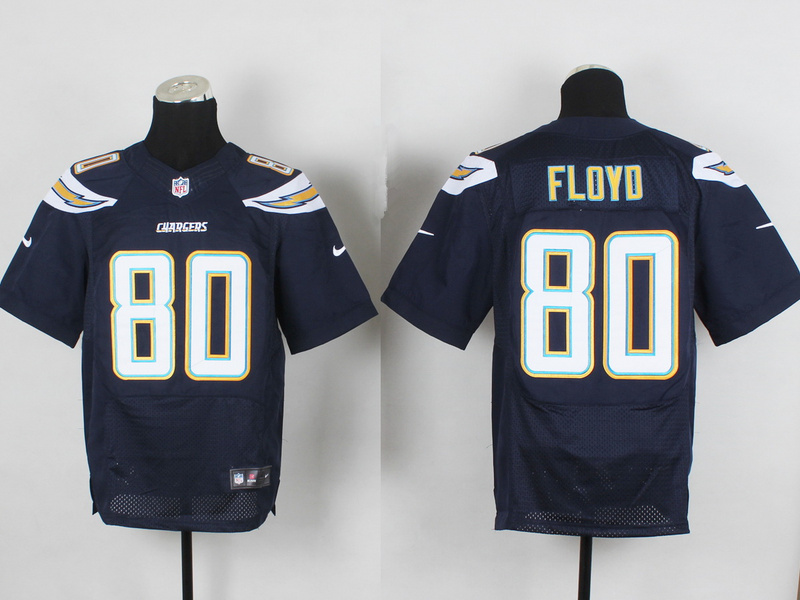 Nike Chargers 80 Malcom Floyd Dark Blue Elite Jersey - Click Image to Close