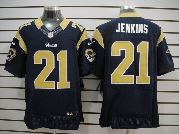 Nike Rams 21 Janoris Jenkins Blue Elite Jersey