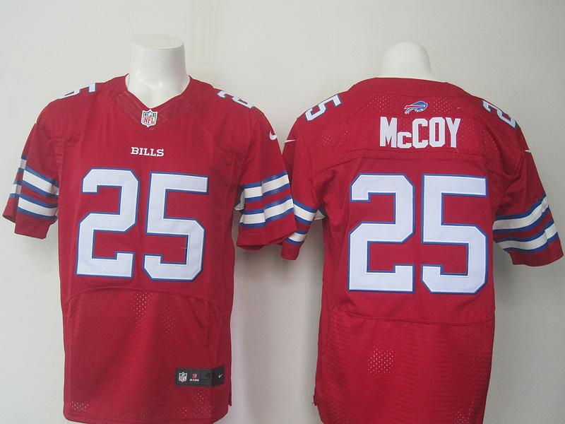 Nike Bills 25 LeSean McCoy Red Elite Jersey