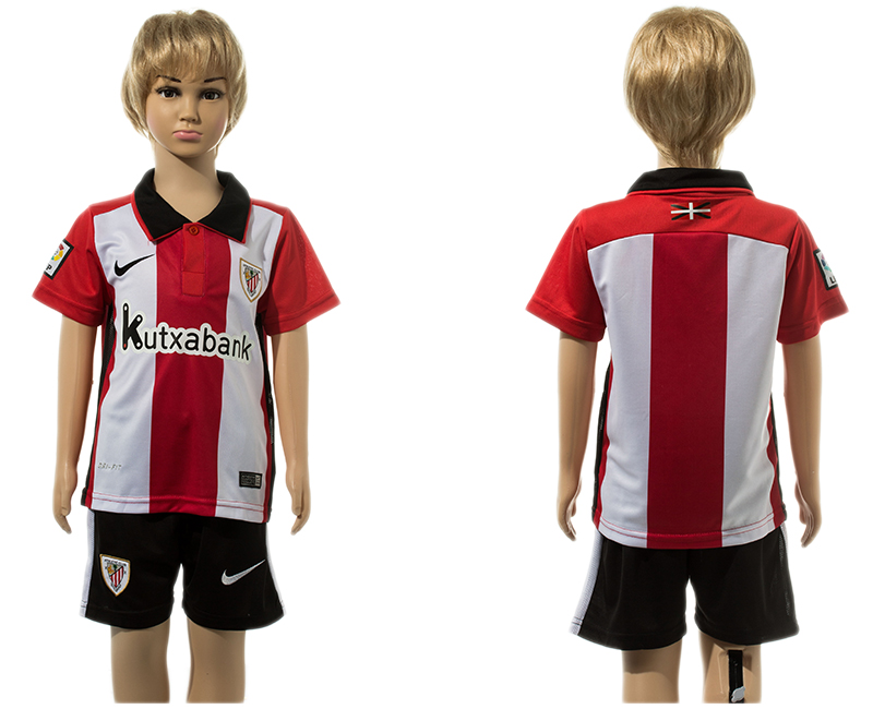 2015-16 Athletic Bilbao Home Youth Jersey