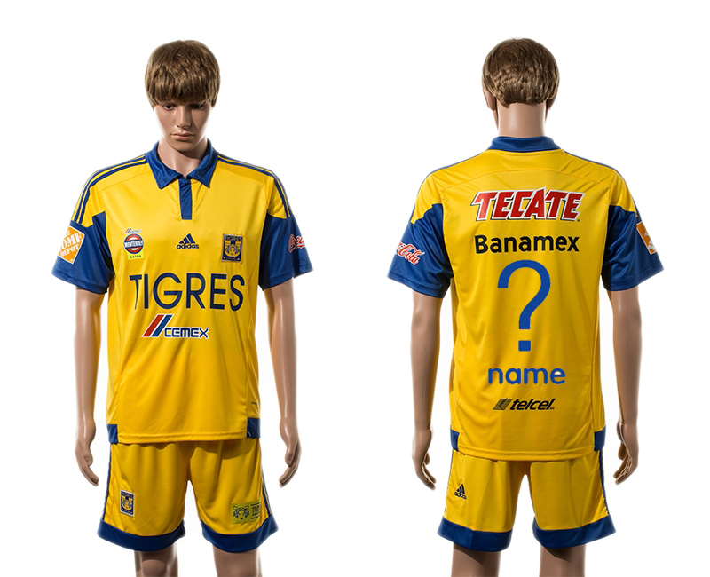 2015-16 Tigres UANL Home Customized Jersey