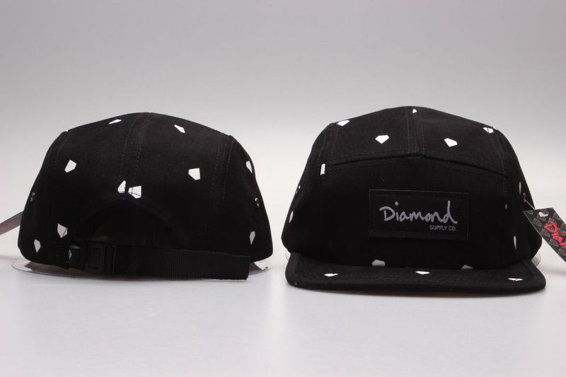 Diamond Black Fashion Adjustable Cap YP