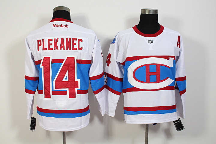 Canadiens 14 Tomas Plekanec White 2016 Winter Classic Reebok Jersey
