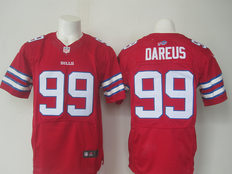 Nike Bills 99 Marcell Dareus Red Elite Jersey