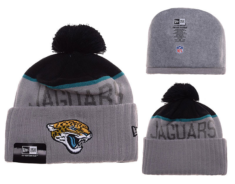 Jaguars Grey Fashion Knit Hat SD