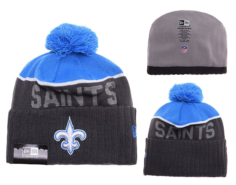 Saints Black Fashion Knit Hat SD