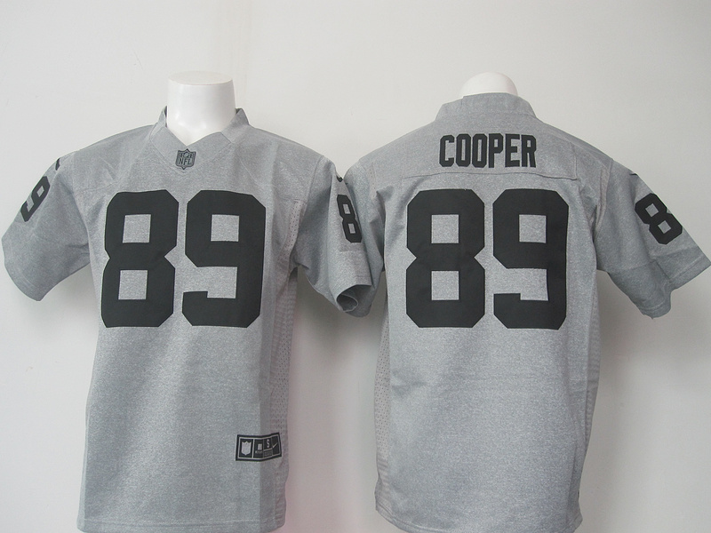 Nike Raiders 89 Amari Cooper Grey Gridiron Grey Limited Jersey