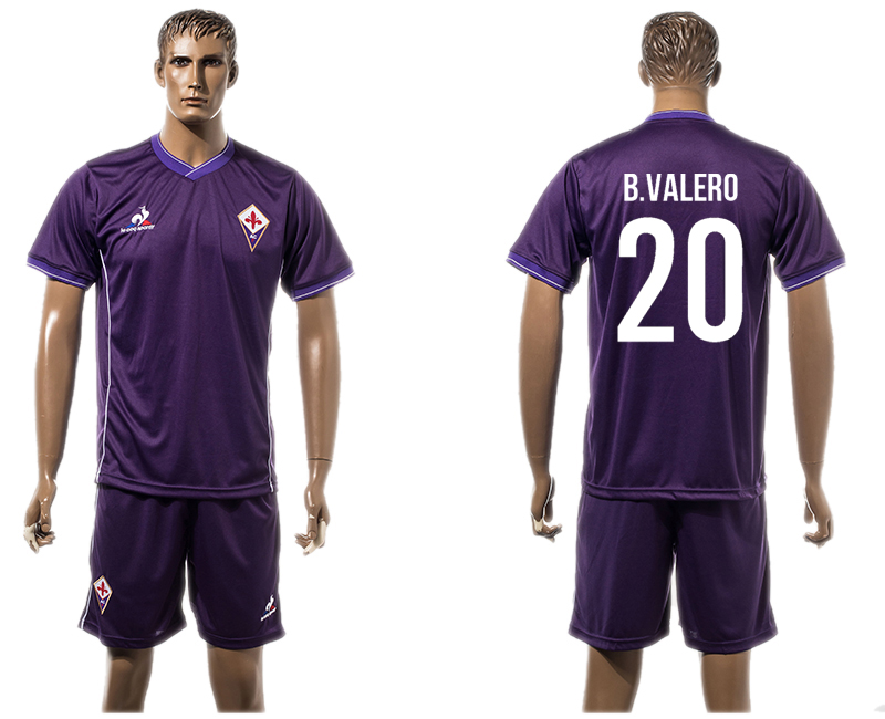 2015-16 Fiorentina 20 B.VALERO Home Jersey