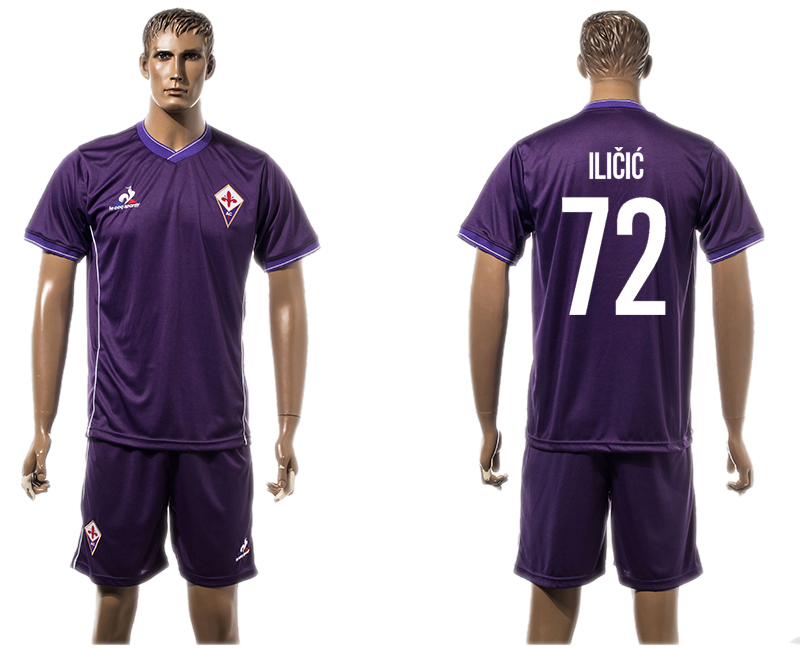 2015-16 Fiorentina 72 ILICIC Home Jersey