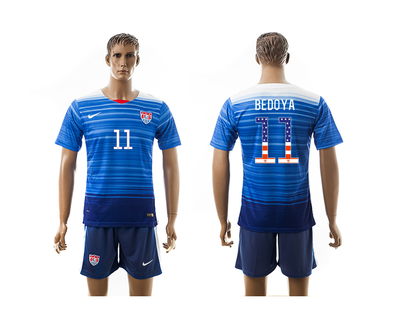 2015-16 USA 11 BEDOYA Independence Day Away Jersey 2015-16 USA 11 BEDOYA Independence Day Away Jersey