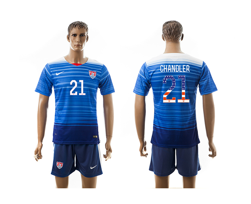 2015-16 USA 21 CHANDLER Independence Day Away Jersey