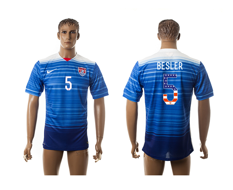 2015-16 USA 5 BESLER Independence Day Away Thailand Jersey