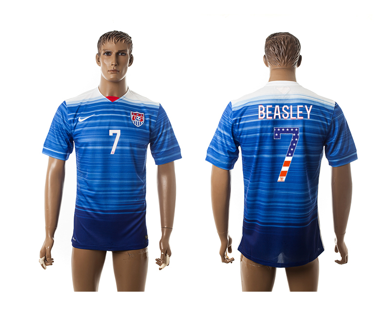 2015-16 USA 7 BEASLEY Independence Day Away Thailand Jersey