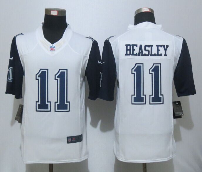 Nike Cowboys 11 Cole Beasley White Youth Color Rush Limited Jersey