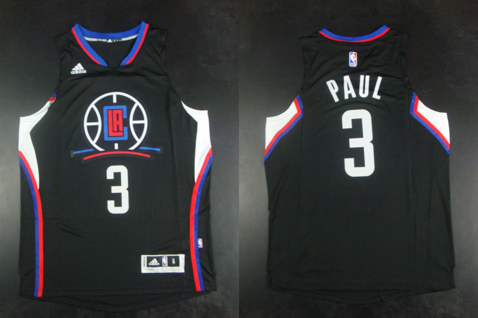 Clippers 3 Blake Chris Paul Black Hot Printed Jersey