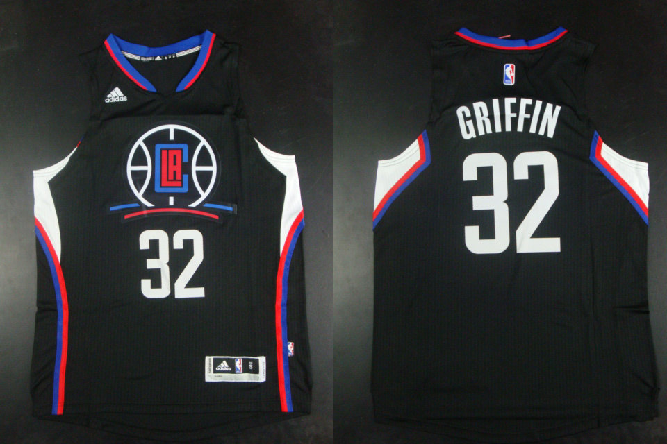 Clippers 32 Blake Griffin Black Hot Printed Jersey