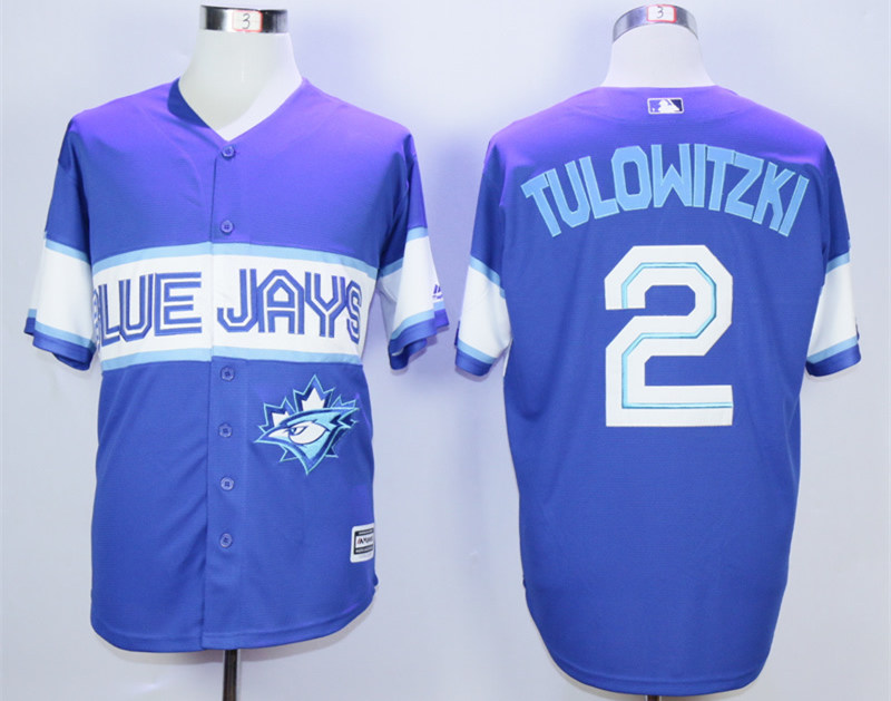 Blue Jays 2 Troy Tulowitzki Blue New Cool Base Jersey