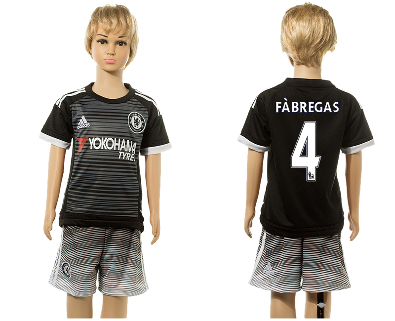 2015-16 Chelsea 4 FABREGAS Third Away Youth Jersey