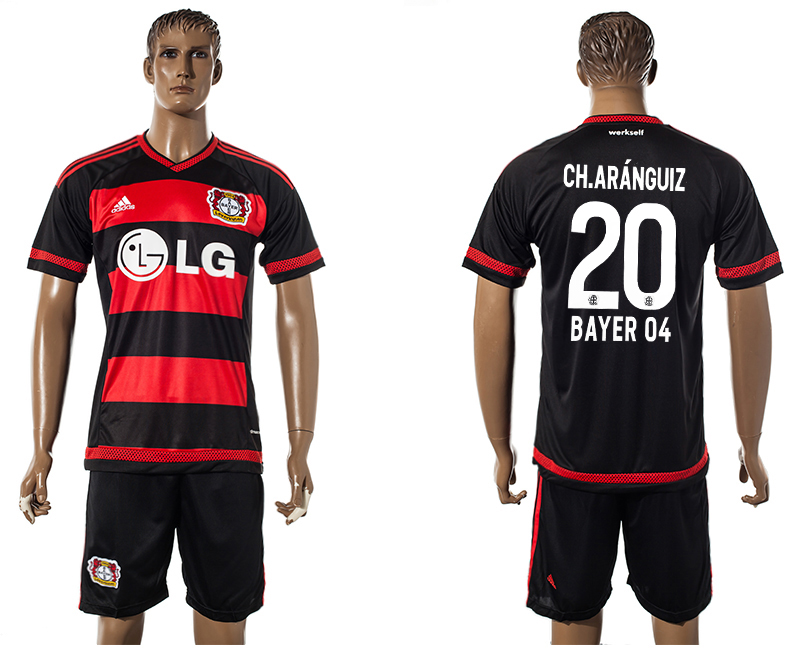 2015-16 Bayer 04 Leverkusen 20 CH.ARANGUIZ Away Jersey