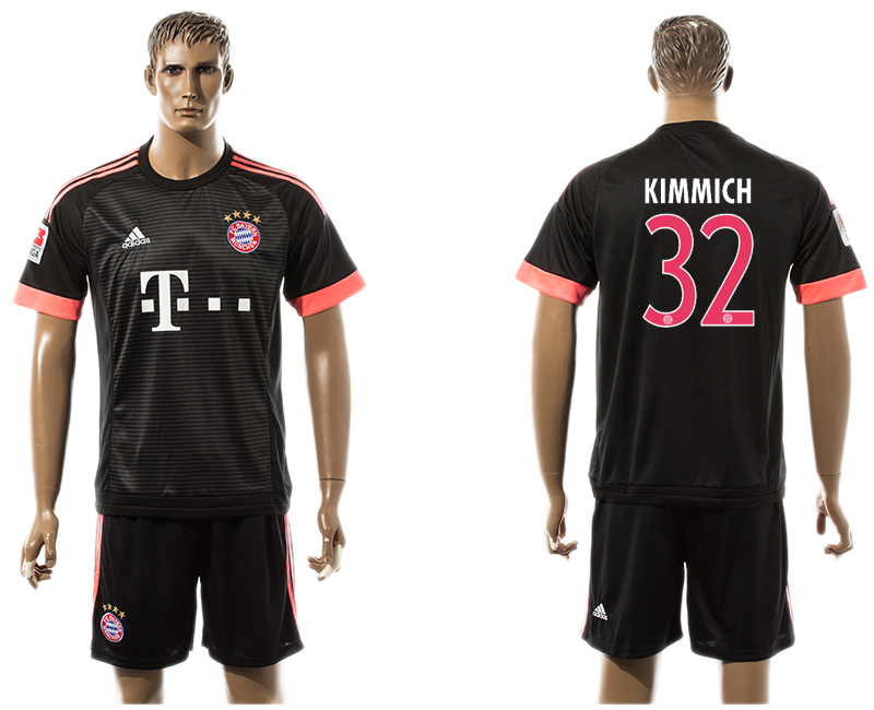 2015-16 Bayern Munchen 32 KIMMICH Third Away Jersey