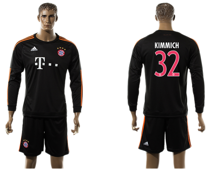2015-16 Bayern Munchen 32 KIMMICH Third Away Long Sleeve Jersey 2015-16 Bayern Munchen 32 KIMMICH Third Away Long Sleeve Jersey