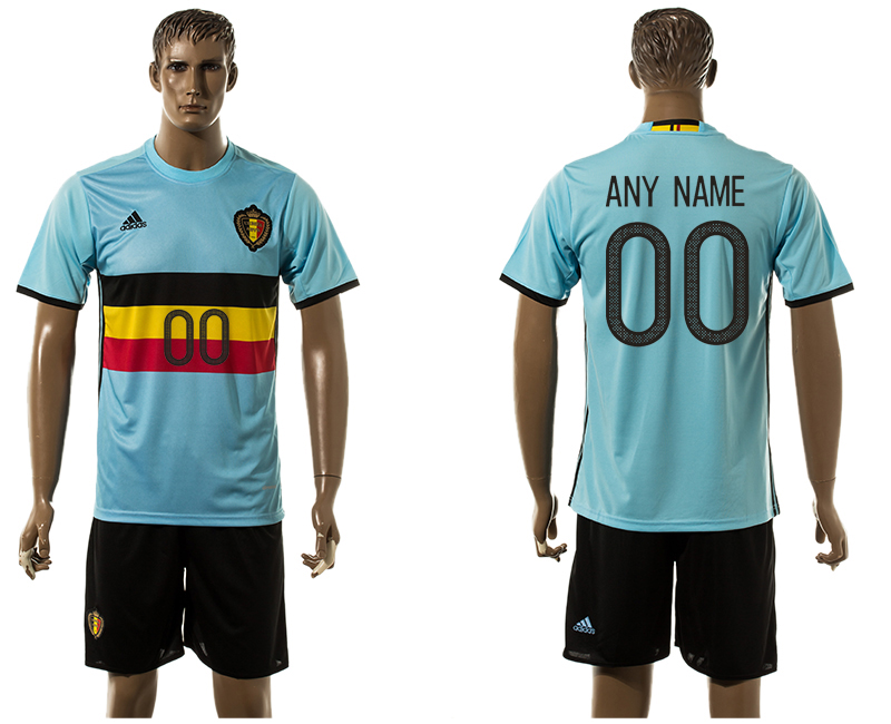 Belgium Away Euro 2016 Customized Jersey