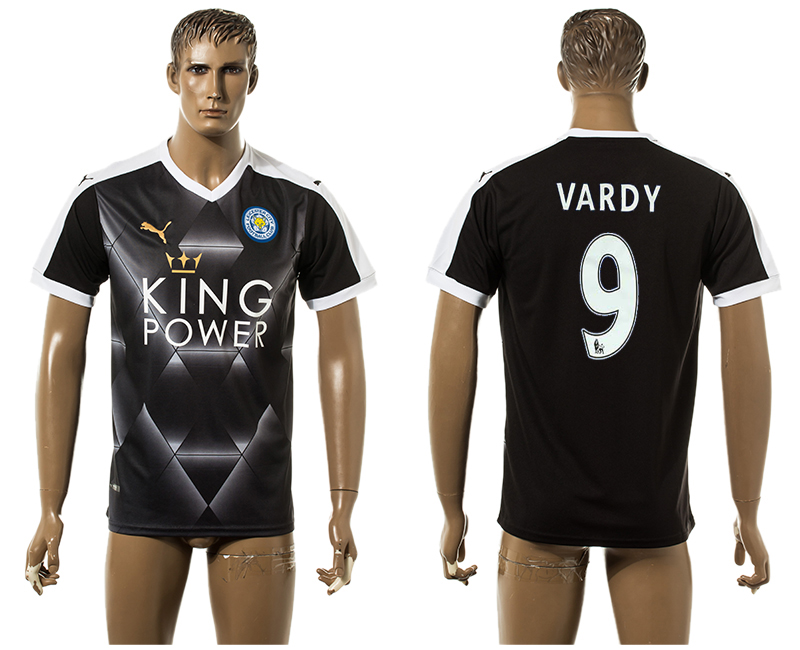 2015-16 Leicester City 9 VARDY Away Thailand Jersey