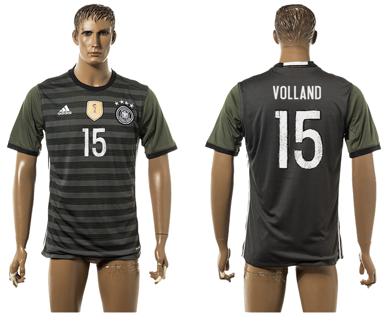 Germany 15 VOLLAND Away UEFA Euro 2016 Thailand Jersey