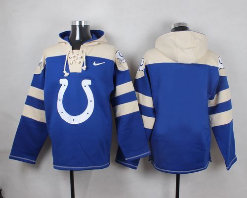 Nike Colts Blank Blue Hooded Jersey
