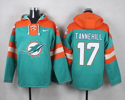 Nike Dolphins 17 Ryan Tannehill Green Hooded Jersey