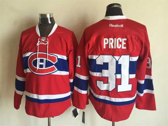 Canadiens 31 Carey Price Red Reebok Jersey