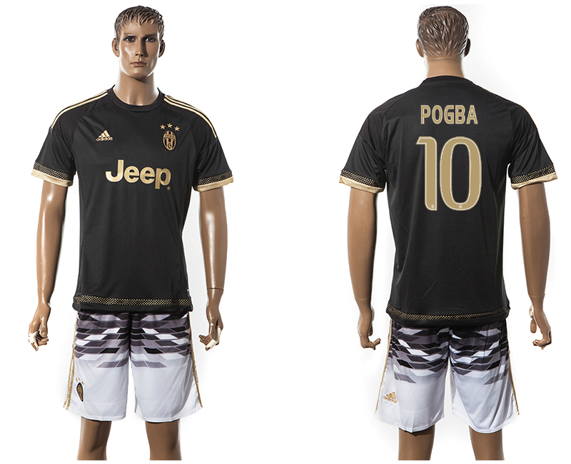 2015-16 Juventus 10 POGBA Away Jersey