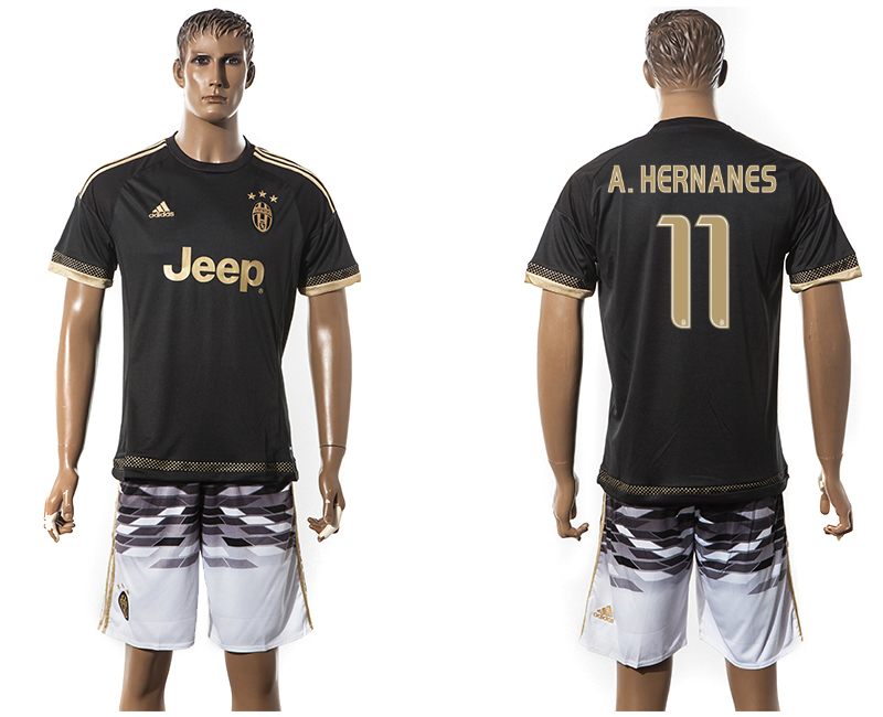 2015-16 Juventus 11 A.HERNANES Away Jersey 2015-16 Juventus 11 A.HERNANES Away Jersey