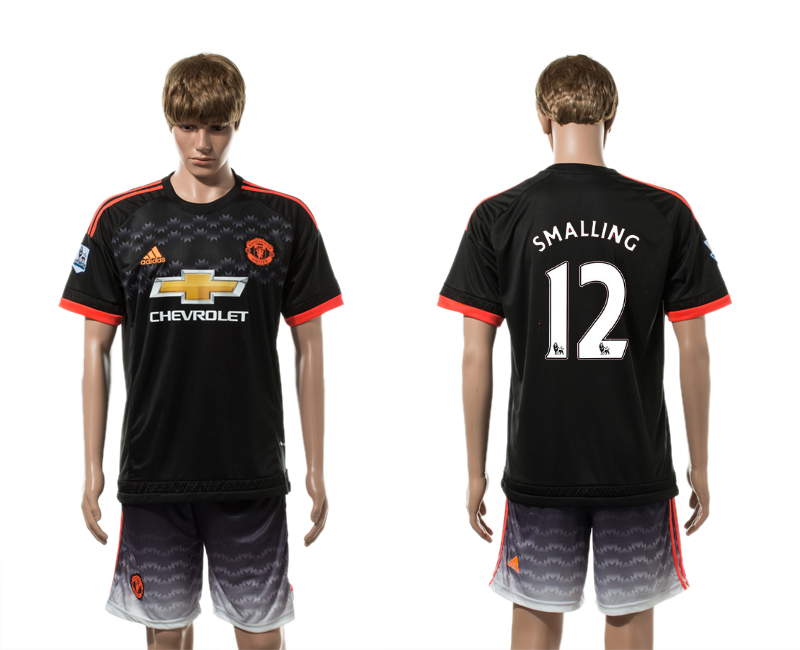 2015-16 Manchester United 12 SMALLING Third Away Jersey 2015-16 Manchester United 12 SMALLING Third Away Jersey