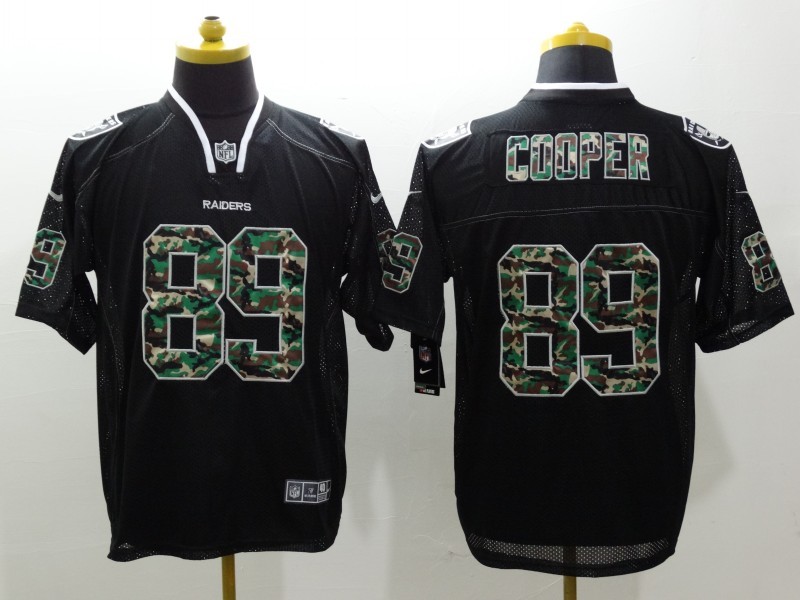 Nike Raiders 89 Amari Cooper Black Camo Elite Jersey