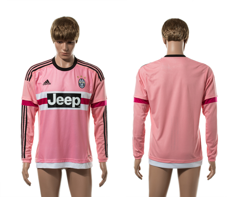 2015-16 Juventus Away Long Sleeve Thailand Jersey
