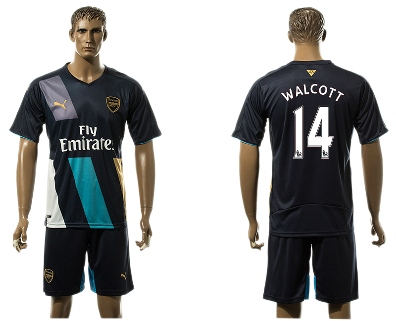 2015-16 Arsenal 14 WALCOTT Third Away Jersey