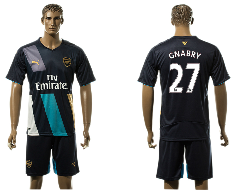 2015-16 Arsenal 27 GNABRY Third Away Jersey