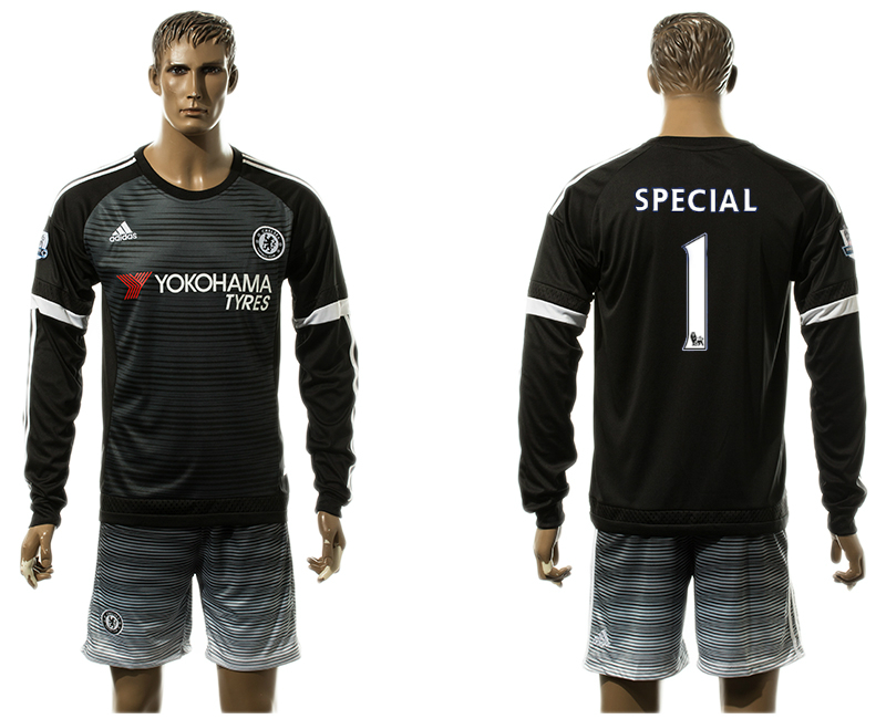2015-16 Chelsea 1 SPECIAL Third Away Long Sleeve Jersey