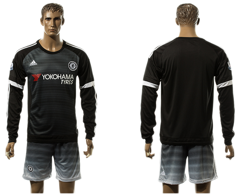 2015-16 Chelsea Third Away Long Sleeve Jersey