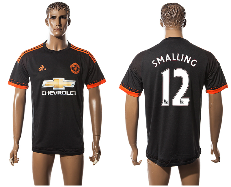 2015-16 Manchester United 12 SMALLING Third Away Thailand Jersey
